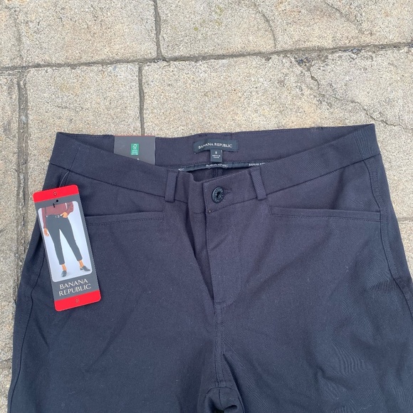 Banana Republic NWT Slim Straight Cropped Pant Women's Size 8 - Picture 3 of 6